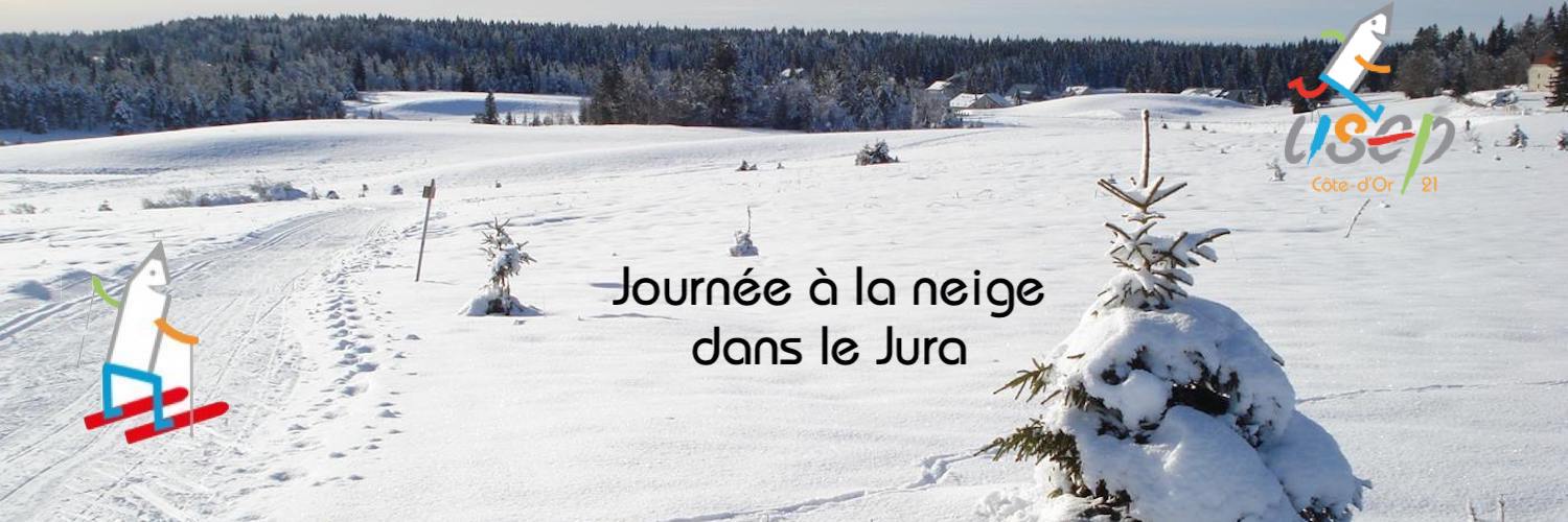 Journée à la neige dans le Jura